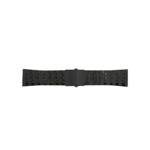 Watch strap DZ7373 Steel Black