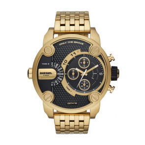 Watch strap Diesel DZ7412 Steel Gold Toned 24mm