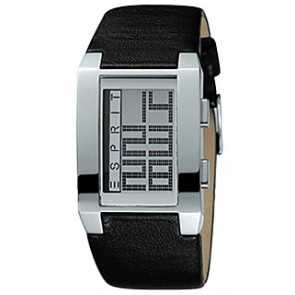 Watch strap Esprit ES102072001 Leather Black 18mm