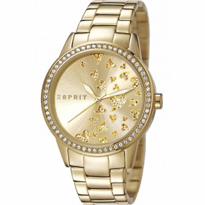 Watch strap Esprit ES107312005 Steel Gold Toned 18mm