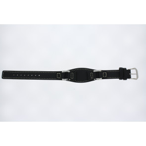 Watch strap Fossil ES1074 Leather Black 14mm