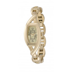 Watch strap Fossil ES2357 Stainless steel Gold Toned