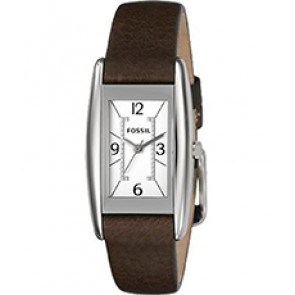 Watch strap Fossil ES2586 Leather Brown 14mm