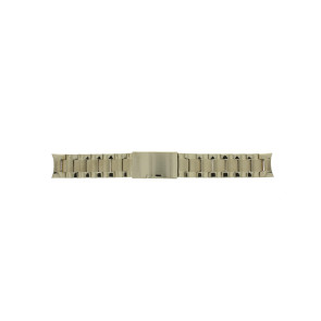 Watch strap Fossil ES2683 Stainless steel Gold toned 18mm