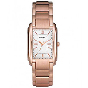 Watch strap Fossil ES2731 Stainless steel Rosé 16mm