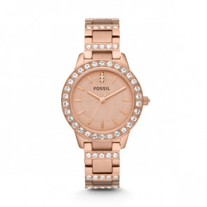 Watch strap Fossil ES3020 / 25XXXX Steel Rosé