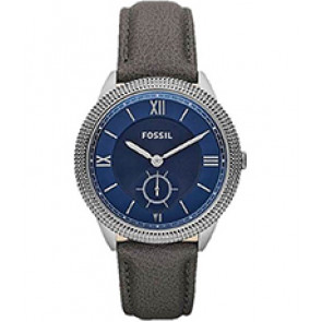 Watch strap Fossil ES3065 Leather Grey 18mm