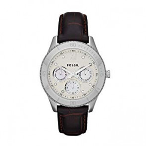 Watch strap Fossil ES3103 Leather Brown