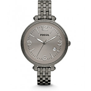 Watch strap Fossil ES3131 Stainless steel Anthracite grey 12mm