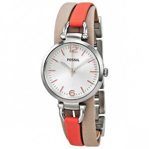 Watch strap Fossil ES3222 Leather Bi-color 8mm