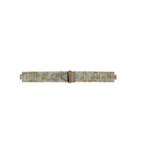 Watch strap Fossil ES3579 Plastic White 18mm