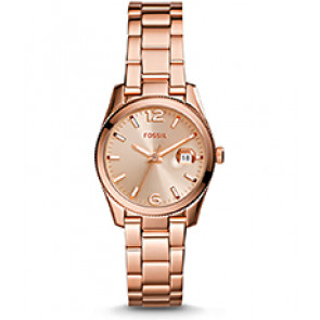 Watch strap Fossil ES3584 Stainless steel Rosé 14mm