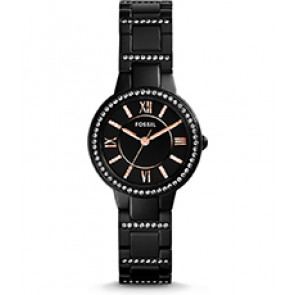 Watch strap Fossil ES3610 Stainless steel Black 14mm
