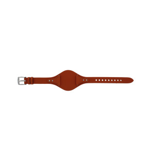 Watch strap Fossil ES3768 Leather Orange 18mm