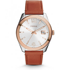 Watch strap Fossil ES3827 Leather Brown 20mm