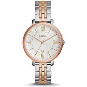 Watch strap Fossil ES3844 Stainless steel Bi-color 14mm