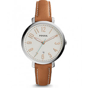 Watch strap Fossil ES3942 Leather Brown 14mm