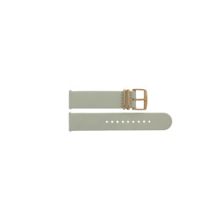 Watch strap Fossil ES3992 Leather Beige 20mm