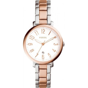 Watch strap Fossil ES4034 Stainless steel Rosé 14mm