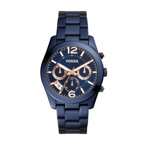 Fossil watch strap ES4093 Metal Blue 20mm