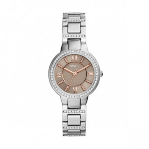 Fossil watch strap ES4147 Metal Silver