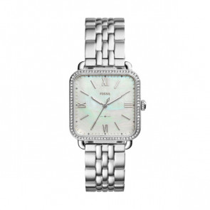 Fossil watch strap ES4268 Metal Silver 18mm