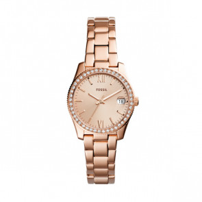 Fossil watch strap ES4318 Metal Rosé 16mm
