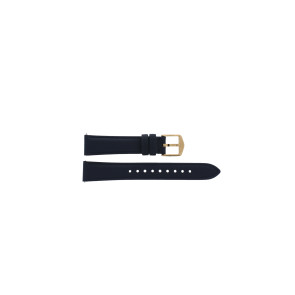 Watch strap Fossil ES4394 Leather Blue 16mm