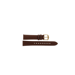 Watch strap Fossil ES4428 Leather Brown 16mm
