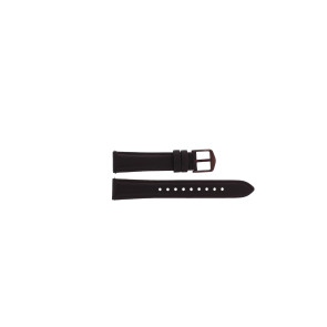 Watch strap Fossil ES4464 Leather Purple 16mm