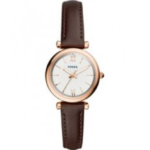 Watch strap Fossil ES4472 Leather Brown 12mm
