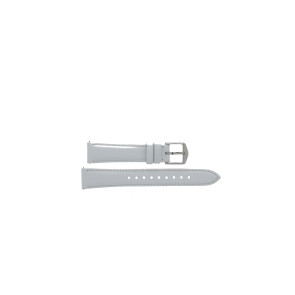 Watch strap Fossil ES4495 Leather White 16mm