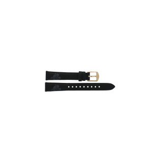 Watch strap Fossil ES4535 Leather Black 14mm