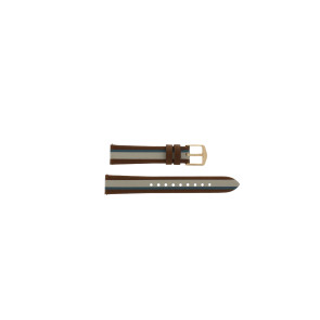 Watch strap Fossil ES4593 Leather Multicolor 16mm