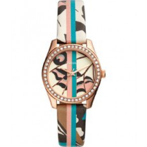 Watch strap Fossil ES4609 Leather Multicolor 16mm