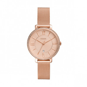 Watch strap Fossil ES4628 Steel Rosé 14mm