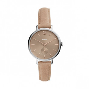 Watch strap Fossil ES4664 Leather Brown 14mm