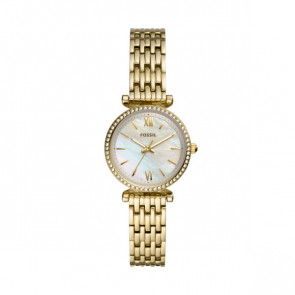 Watch strap Fossil ES4735 Stainless steel Gold Toned 14mm