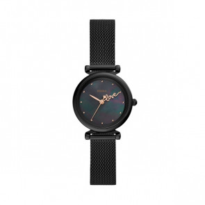 Watch strap Fossil ES4829 Steel Black 12mm