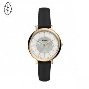Watch strap Fossil ES5093 Leather Black 14mm