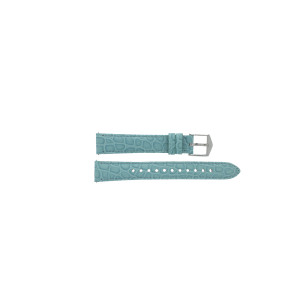 Watch strap Fossil ES5094 Leather Blue 16mm
