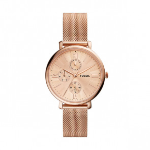 Watch strap Fossil ES5098 Milanese Rosé 16mm