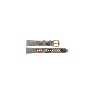 Watch strap Fossil ES5100 Leather Multicolor 16mm