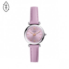 Watch strap Fossil ES5102 Leather Purple 10mm