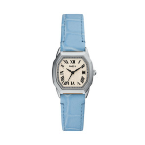 Watch strap Fossil ES5405 Leather Blue 16mm