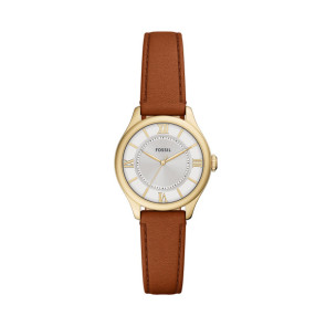 Watch strap Fossil ES5423 Leather Brown 14mm