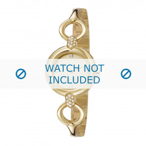 Esprit watch strap ES107332-003 Metal Gold