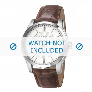 Watch strap Esprit ES107591-002 Leather Brown 20mm