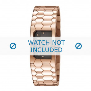Esprit watch strap ES107882-003 Metal Rosé