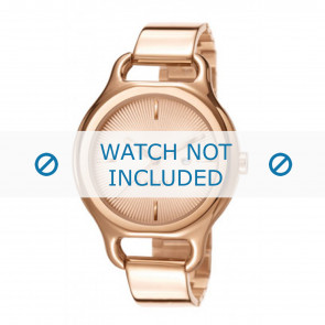 Esprit watch strap ES107932-003 Metal Rosé
